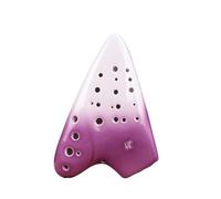 Mini Ocarina Purple three-tube ocarina alto C key AC key performance model 3 tube fumigation for beginners