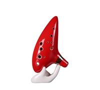 Mini Ocarina Red 12-hole ocarina Alto C blended English teaching materials manufacturer wholesale