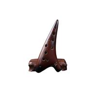 Mini Ocarina Retro smoked SC tune professional 12-hole ocarina lacquered smoked