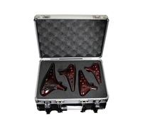 Mini Ocarina Set of 4 Ceramic Ocarina 12 Hole Alto Treble AC SF SG SC Professional Ocarina with Aluminum Box Instrument(Color:2)