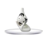 Mini Ocarina Small long mouth bamboo leaf six-hole ocarina alto C key ocarina crafts ornaments(1)