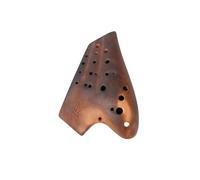 Mini Ocarina Smoked handmade ocarina three-tube A-.G wide range professional performance instrument