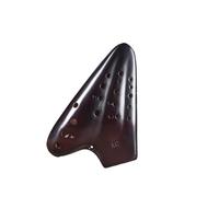 Mini Ocarina Smoked three-tube ocarina alto C key AC 3-tube ocarina national instrument for beginners