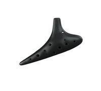 Mini Ocarina Soprano SC Ocarina 12 Hole Ocarina Black Pottery + Complete Set(3)