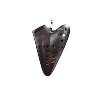 Mini Ocarina Three-tube ocarina alto C key AC ceramic production beginner teaching ocarina free tutorial