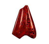Mini Ocarina Three-tube ocarina alto C key handmade ceramic professional ocarina flute retro musical instrument
