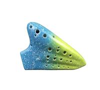 Mini Ocarina Triple Ocarina Alto C Ceramic Ocarina Professional Instruments Available Accessories Ocarina of Time(Color:11)