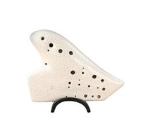 Mini Ocarina Triple Ocarina Alto C Key AC Professional Instrument Ceramic Ocarina Rare Musical Instrument Accessories(Color:1)