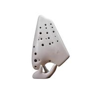Mini Ocarina Triple Ocarina Alto C Ocarina of Time Professional Music Instrument Accessory Legendary Ocarina Flute(Color:White)