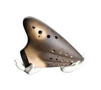 Mini Ocarina Triple Ocarina Instrument 12 Hole Ceramic Ocarina Professional Instrument(Color:1)