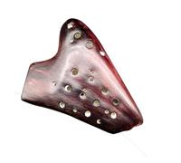 Mini Ocarina Triple Ocarina Pottery Alto C Ocarina of Time Professional Instrument Accessories Legendary Ocarina(Color:2)