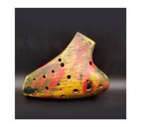 Mini Ocarina Triple Ocarina Pottery Treble SD Tone Ocarina Professional Instrument Accessories(Color:2)