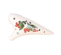 Mini Ocarina Twelve hole AC key 12 hole alto C key ocarina for beginners ice crack hand painted lacquer(Color:1)