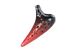 Mini Ocarina Twelve hole beginners with teaching materials performance grade red AC alto C