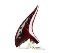 Mini Ocarina Twelve-hole ocarina alto C straw smoked ocarina AC beautiful sound(3)