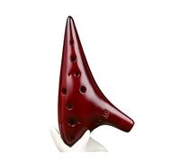 Mini Ocarina Upgraded 12-hole white cracked ocarina instrument ocarina smoked alto AC tuned ocarina