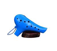 Mini Ocarina Upgraded matte multi-color 12-hole ocarina alto ac tune school piano store performance musical instrument plastic(2)