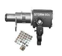 Mini Optical Snoot for Aputure Storm 80C COB Light, Includes 33 Gobo Filters & Free Transparent PVC Gobo Album, Magnetic Dual Gobo Slot, Adjustable Focus, Aluminum Build for Creative Lighting Effects