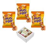 Mini Orange Chocolate Egg Bag 74g - Easter Mini Eggs - Perfect For Egg Hunt,Party Bag Fillers - cdb (9 x Bags)