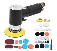 Mini Orbital Sander, Sander Tool 48Pcs Air Sander Eccentric Car Waxing Polishing Sanding Machine Air Sander Pneumatic Sander Polishe for Auto Body Work (#3)