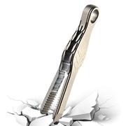 Mini Outdoor Titanium Tweezers - Titanium Alloy Tweezers, Portable Picking Tool | 3.03 in, TC4 Alloy High Hardness Multipurpose Pick Up Tool for Climbing, Travel, Home, Hiking, and Camping