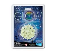 Mini Pack of phosphorescent stickers - Glow in the dark mini stars White one size