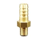 Mini Pagoda Pipe Fittings Male Metric Thread M5 M6 M8 Brass 4 5 6 8 mm Barb Hose Leather Tube Trachea Connector(5mm to M5x0.8)