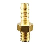 Mini Pagoda Pipe Fittings Male Metric Thread M5 M6 M8 Brass 4 5 6 8 mm Barb Hose Leather Tube Trachea Connector(4mm to M5x0.8)