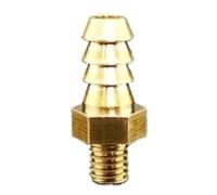 Mini Pagoda Pipe Fittings Male Metric Thread M5 M6 M8 Brass 4 5 6 8 mm Barb Hose Leather Tube Trachea Connector(6mm to M5x0.8)