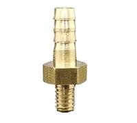 Mini Pagoda Pipe Fittings Male Metric Thread M5 M6 M8 Brass 4 5 6 8 mm Barb Hose Leather Tube Trachea Connector(4mm to M4x0.7)