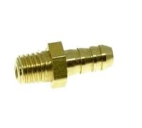 Mini Pagoda Pipe Fittings Male Metric Thread M5 M6 M8 Brass 4 5 6 8 mm Barb Hose Leather Tube Trachea Connector(3mm to M4x0.7)