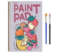 Mini Paint Pad Cute Pocket Watercolor Paint Book Kids DIY Mini Watercolor Pad Protable Workbook Coloring Book for Adults