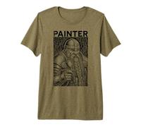 Mini Painter Fantasy Miniature Dwarf Funny Airbrush RPG Premium T-Shirt