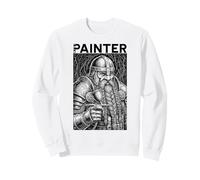 Mini Painter Fantasy Miniature Dwarf Funny Airbrush RPG Sweatshirt