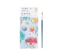 Mini Painting Supplies Watercolor Painting Pad for Artists Sketching and Projects Ideal for Kids and Adults Perfect Halloween Everyday Art Activities (Blue, 19X8cm)