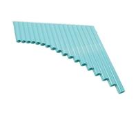 Mini Pan Flute 1 Set C Key 18-Pan Beginner Pan Flute for School Teaching Music Instrument Lightweight Portable Educational Gift