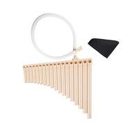 Mini Pan Flute 16 18 Pipe Beginner Teaching Performance Dedicated Adult Easy To Learn Pan Flute C Key(18 white 4)