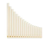 Mini Pan Flute 16 18 Pipe Beginner Teaching Performance Dedicated Adult Easy To Learn Pan Flute C Key(18 white2)