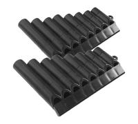 Mini Pan Flute 2 Pcs Panpipe Instrument Easy Flute Music for Beginners Mini Portable Black 8 Keyboard Pan Pipes Whistle