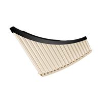 Mini Pan Flute Bent Pan Flute Instrument 16 18 Pipe C Key Professional Performance Beginner(18 beige)