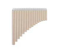 Mini Pan Flute Musical Instruments Pan Flute C Key with Cardboard Carrying Bag for Adults Beginners Teaching Staff Hole(WHITE)