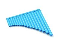 Mini Pan Flute Portable C Scale Panpipe with Ergonomic Layout Flute Pan Folk Musical for Outdoor Activity Hole(Blue-16)