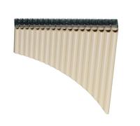 Mini Pan Flute Resin Pan Flute 18 Pipes A Simple Instrument Suitable For Beginners And Professional Players(Beige)