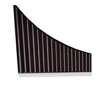 Mini Pan Flute Resin Pan Flute 18 Pipes A Simple Instrument Suitable For Beginners And Professional Players(White Black)