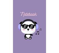 MINI Panda purple Notebook: Mini Panda Notebook - Cute Pocket Spiral Journal ( 5 x 8 inches)