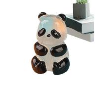 Mini Pandas Figurines | Animal Figures Portable Glow in The Dark | Exquisite Hand-painted Panda Figurines for Fairy Garden Landscape Flower Pots DIY Crafts