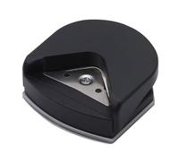 MINI PAPER EDGE CUTTER - Laminated and corners, non-slip base stability, 3-way triple punch + 2mm cutting capacity, reinforced stainless steel interior