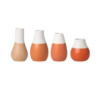 Mini Pastel Vases Earth Tones Set of 4