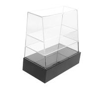 Mini Pastry Display Case Realistic Dollhouse Cake Cabinet Sturdy Miniature Furniture for Home School Office Decor Enhances Creativity Authenticity Miniature Settings