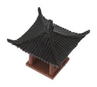 Mini Pavilion Statue Resin Traditional Chinese Design for Bonsai Display